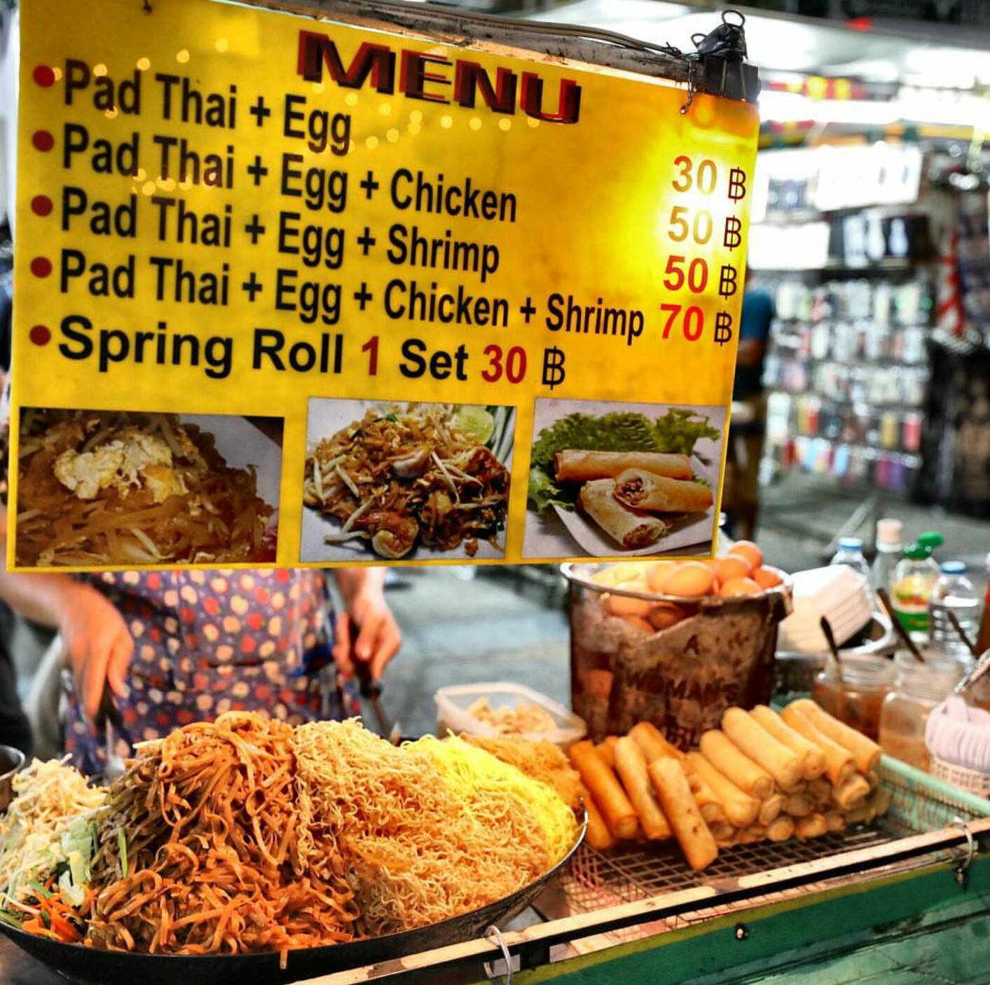 Khao San Road Gece Pazarı
