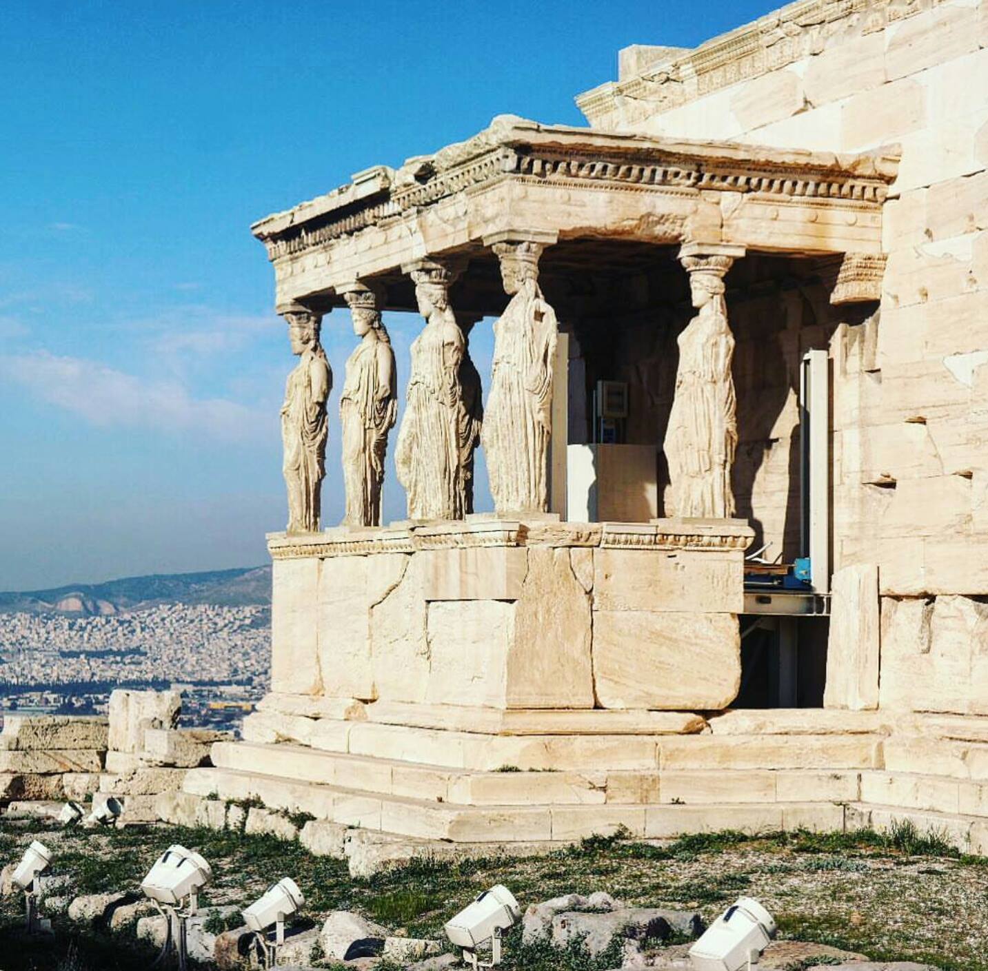 Parthenon Restorasyonda Olunca Biz de Bunu Koyalım Dedik :)