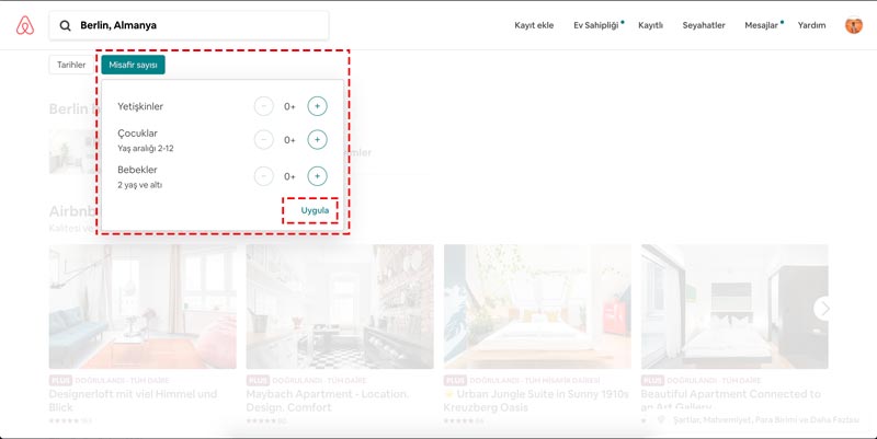 airbnb ev kiralama