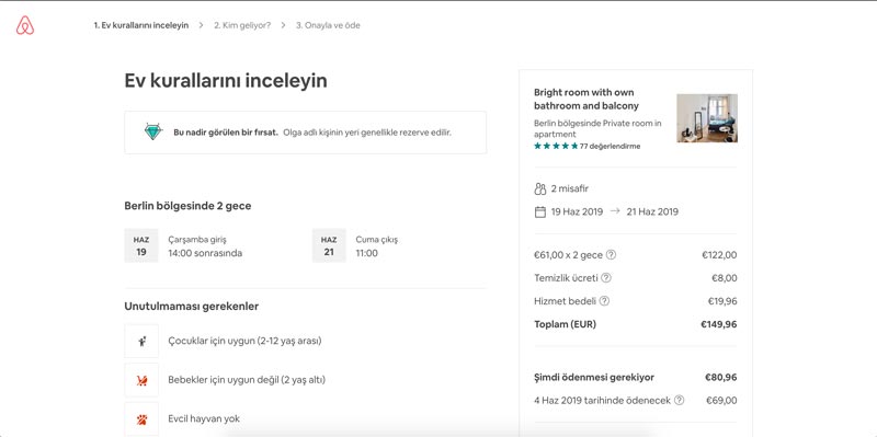 airbnb'de ev nasıl kiralanır?